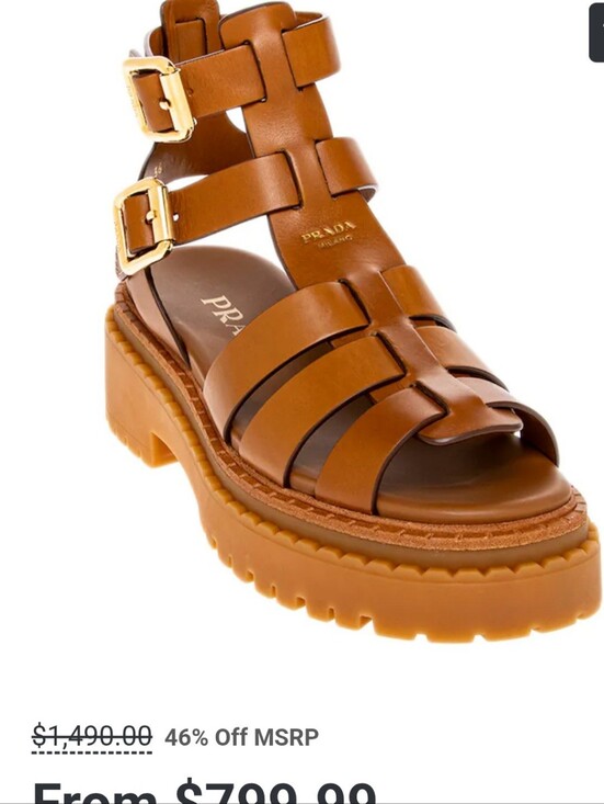Prada Shoes - PRADA SANDALD - NEW